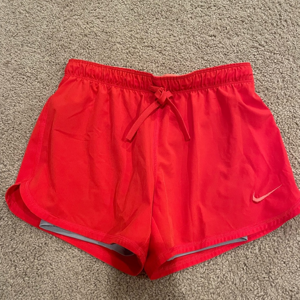basically brand new !! nike shorts for running with Nike pros built in !!